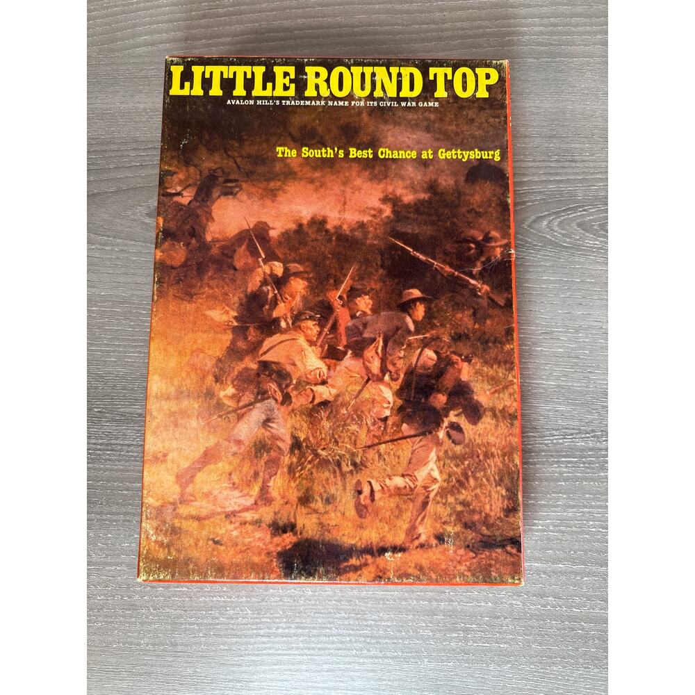 Little Round Top Civil War Vintage Board Game- Avalon Hill- 1982- COMPLETE